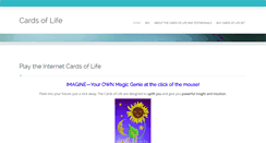 Desktop Screenshot of cardsoflife.com