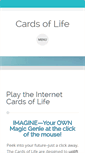 Mobile Screenshot of cardsoflife.com